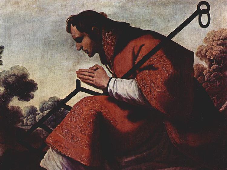 Francisco de Zurbaran Hochaltar des Kartauserkloster Nuestra Senora de la Defension in Jerez de la Frontera, Szene: Hl. Lorenzo